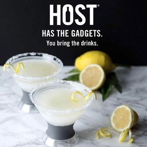 {Host} Freeze Insulated Martini Glasses Set